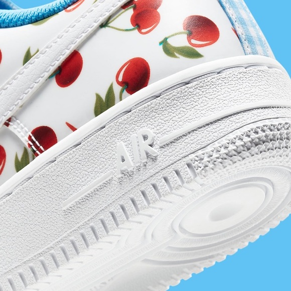 🍒Nike Air Force 1 “Red Cherries” 🍒 - Picture 3 of 8